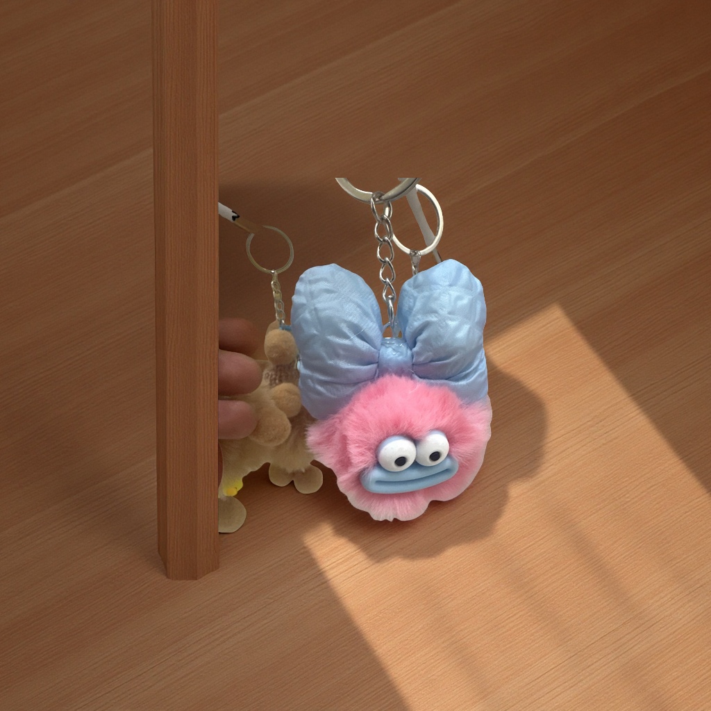 丑萌系列毛绒挂件可爱卡通动物玩偶萌趣挂饰软萌布艺吊饰礼品