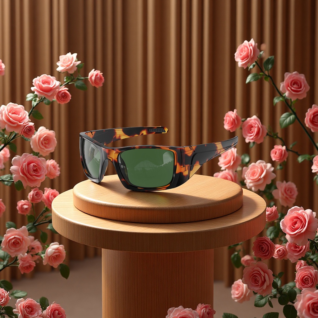 时尚偏光太阳镜男女潮流防紫外线墨镜轻盈太阳镜架运动休闲款