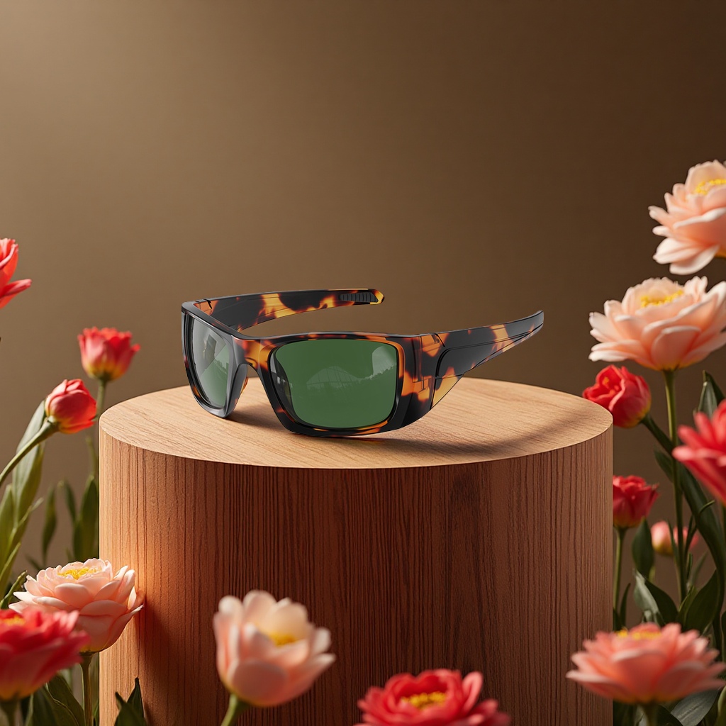 时尚偏光太阳镜男女潮流防紫外线墨镜轻盈太阳镜架运动休闲款细节图