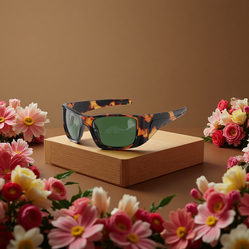 时尚偏光太阳镜男女潮流防紫外线墨镜轻盈太阳镜架运动休闲款产品图