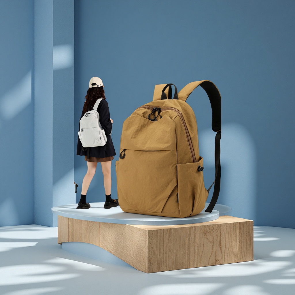 潮牌迷你双肩包男小号轻便学生运动短途旅行女防水箱包皮具时尚背包