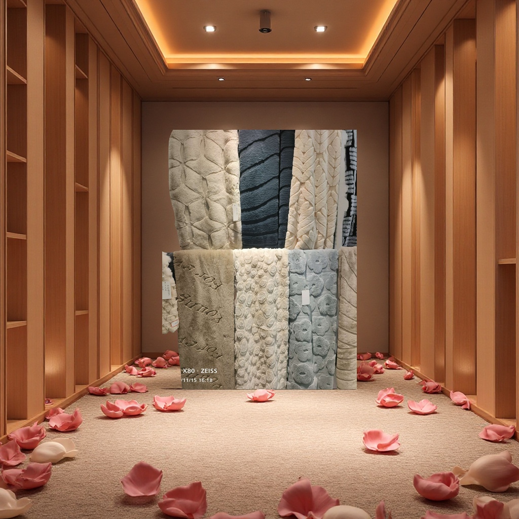 Thick and anti-slip carpet with crystal velvet, multi-functional floor mat for bedrooms, kitchens and bathrooms, soft and comfortable home carpet Application Scenario