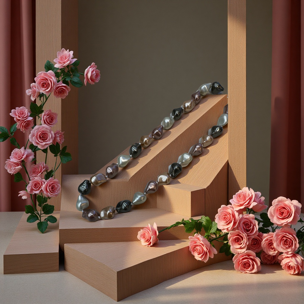 Baroque-style necklace, retro, individual, trendy, simple metal chain accessory, fashionable and versatile accessory Application Scenario