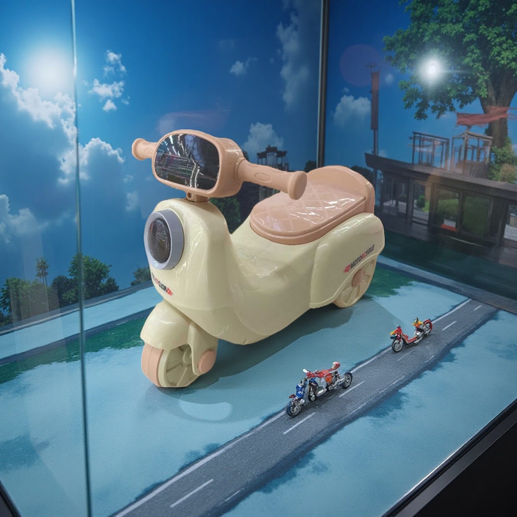 小摩托车滑滑细节图