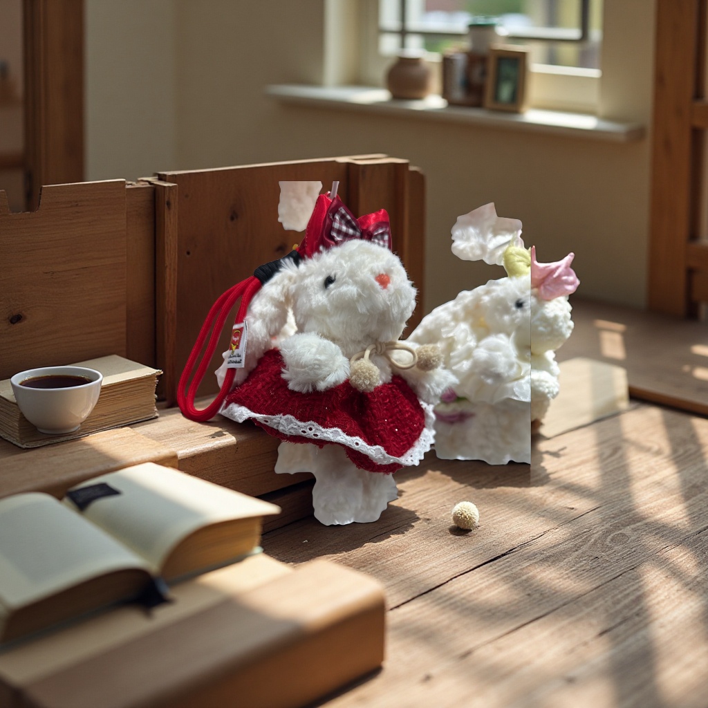 可爱垂耳兔包挂挂件钥匙扣软萌卡通创意可爱垂耳兔饰品礼品