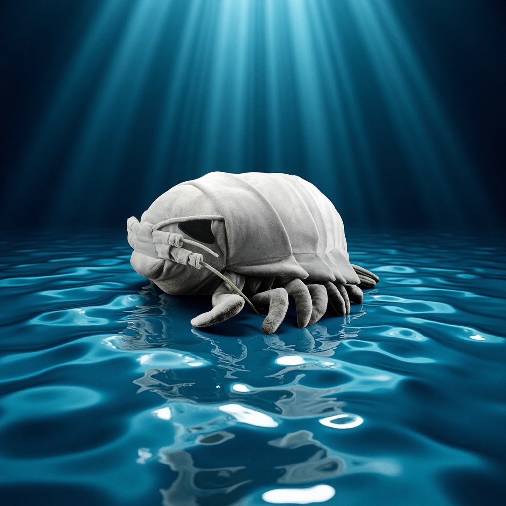 Ocean Simulation King Foot Bug Plush Toy Giant Deep-Sea Lice Doll Factory Direct Sales Doll Plush Doll Collection Gift