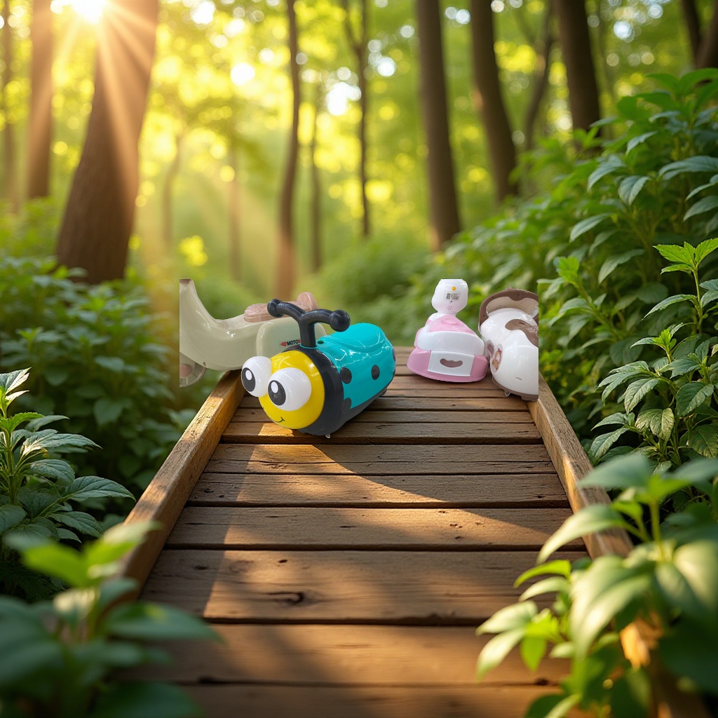 儿童溜溜车细节图