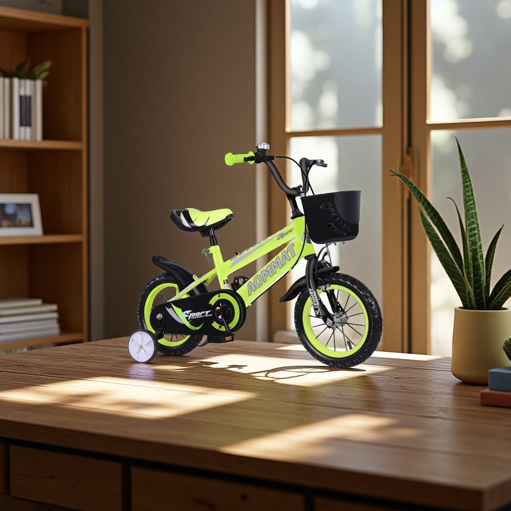 儿童自行车宝宝车带脚踏幼儿车童车耐用安全可调节适合3-6岁 Specification image