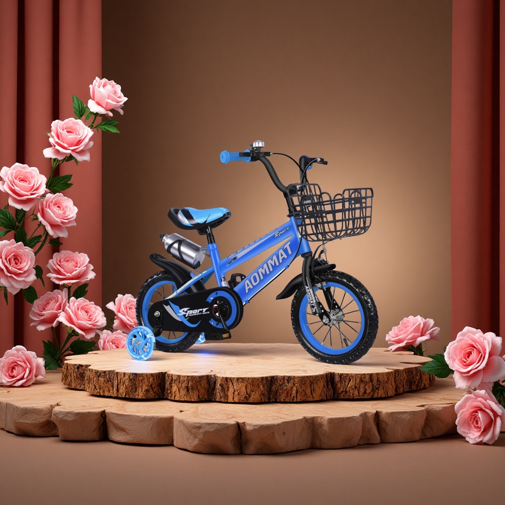 儿童折叠自行车轻便便携可调节座椅适合学步宝宝骑行款