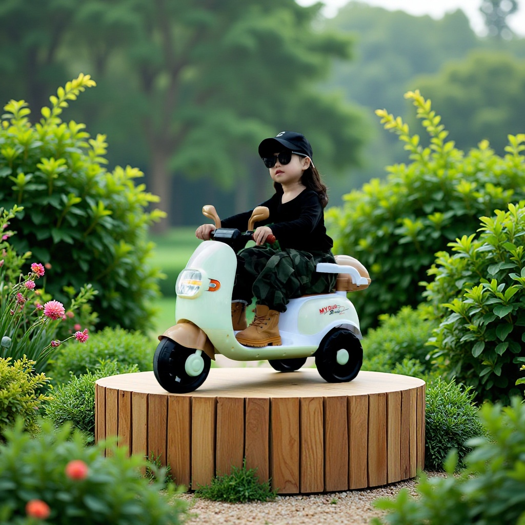 儿童冲电摩托车，音乐，蓝牙，早教，都细节图