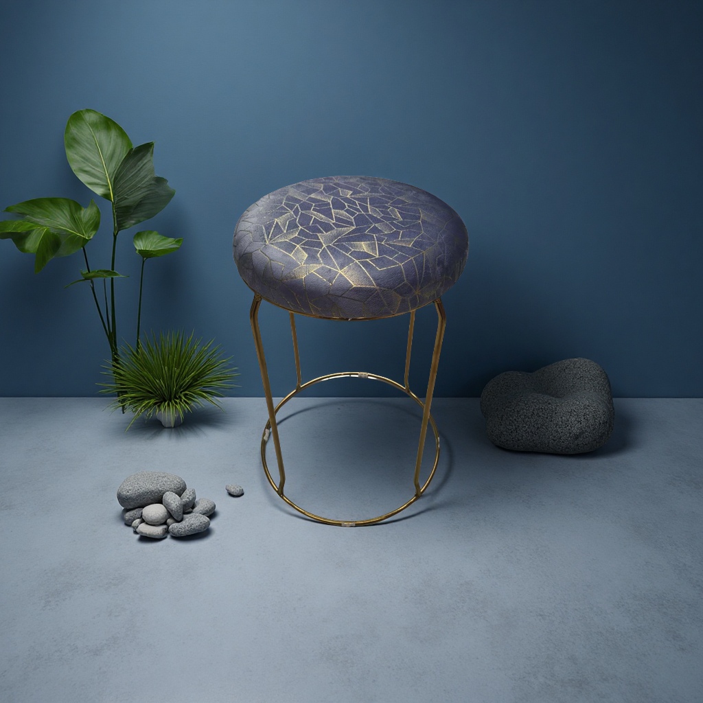 简约加粗凳子家用餐桌圆凳矮凳叠放加厚钢筋换鞋北欧轻奢现代板凳