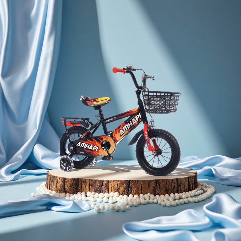 黑色橘色儿童手推车轻便可折叠宝宝婴儿童车多功能安全舒适适用