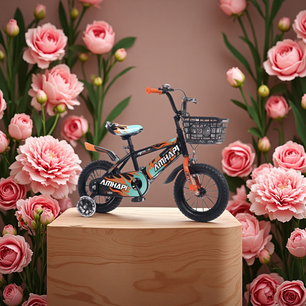 儿童自行车细节图