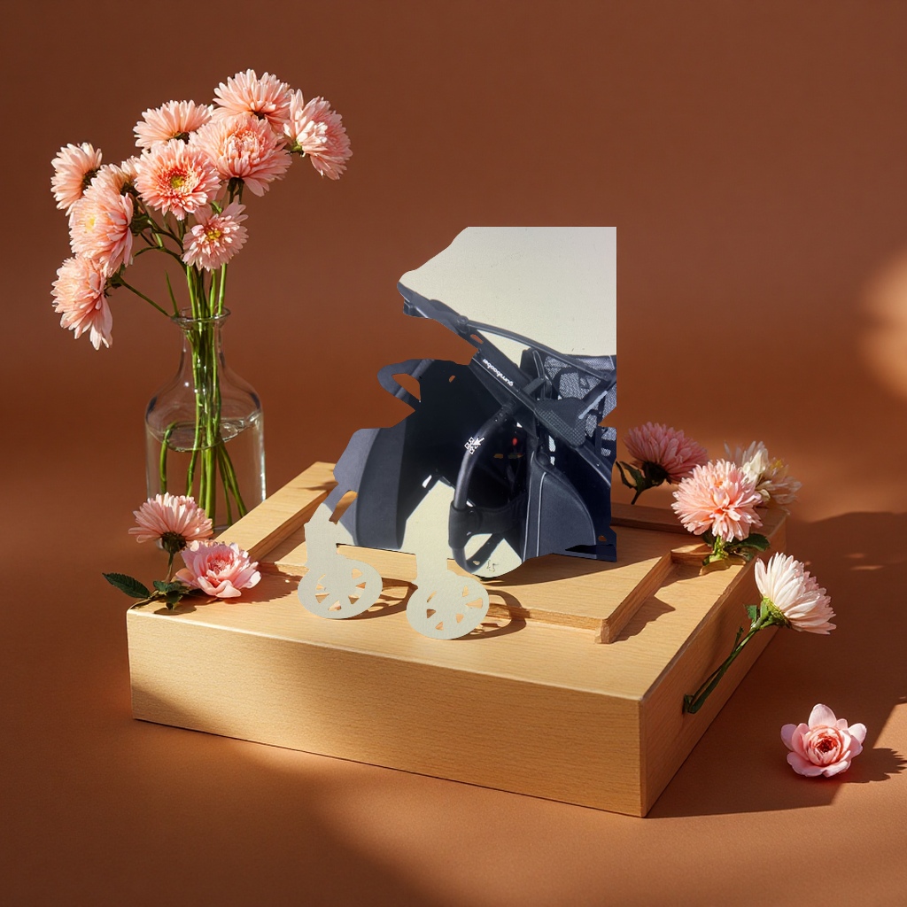 婴儿伞柄车细节图