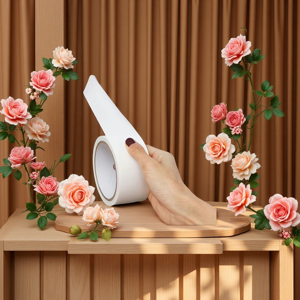 贴膜封边胶带耐高温强粘透明美观家用办公胶带宽10mm 5米装