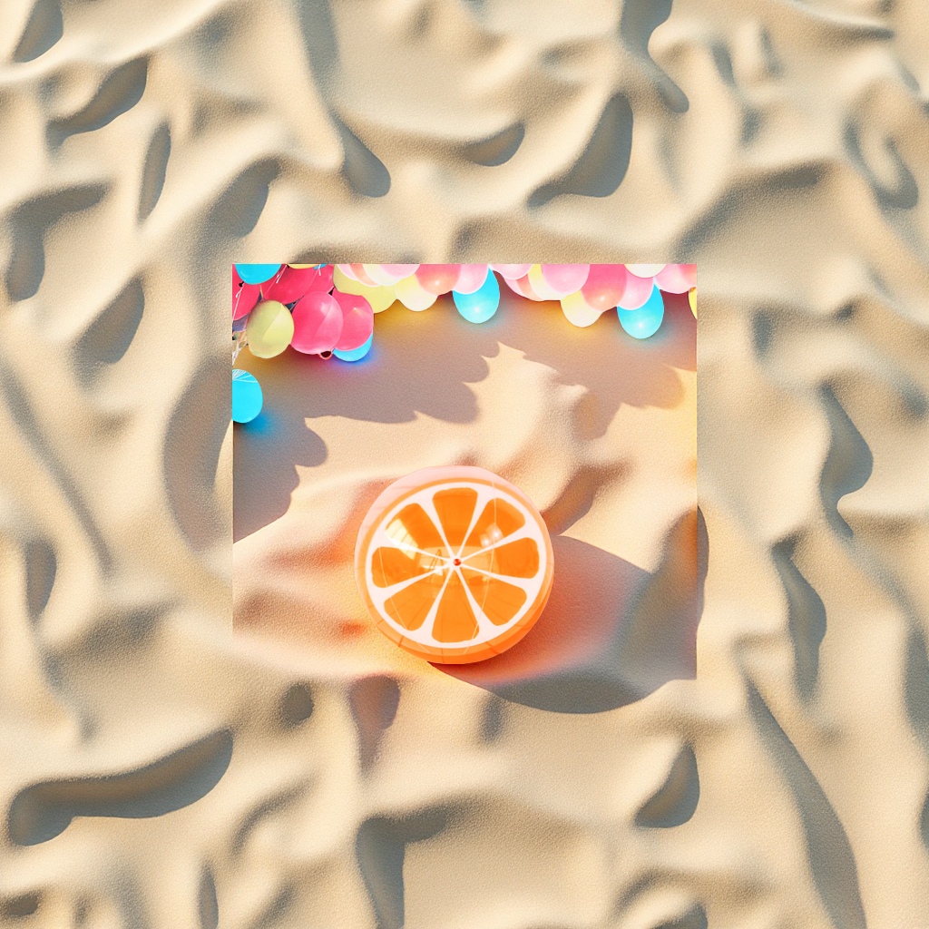 Customized lemon beach balls for foreign trade, 3D PVC inflatable orange fruit balls, transparent orange toys for leisure and entertainment Specification drawing