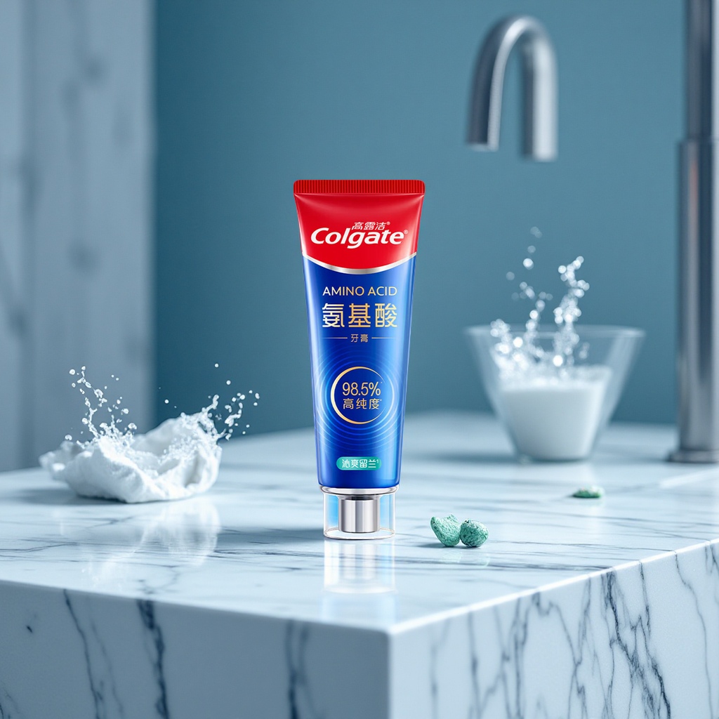 Colgate amino Acid Toothpaste 100g freshens breath, protects gums, removes odors, gently cleans, and provides home oral care details Picture
