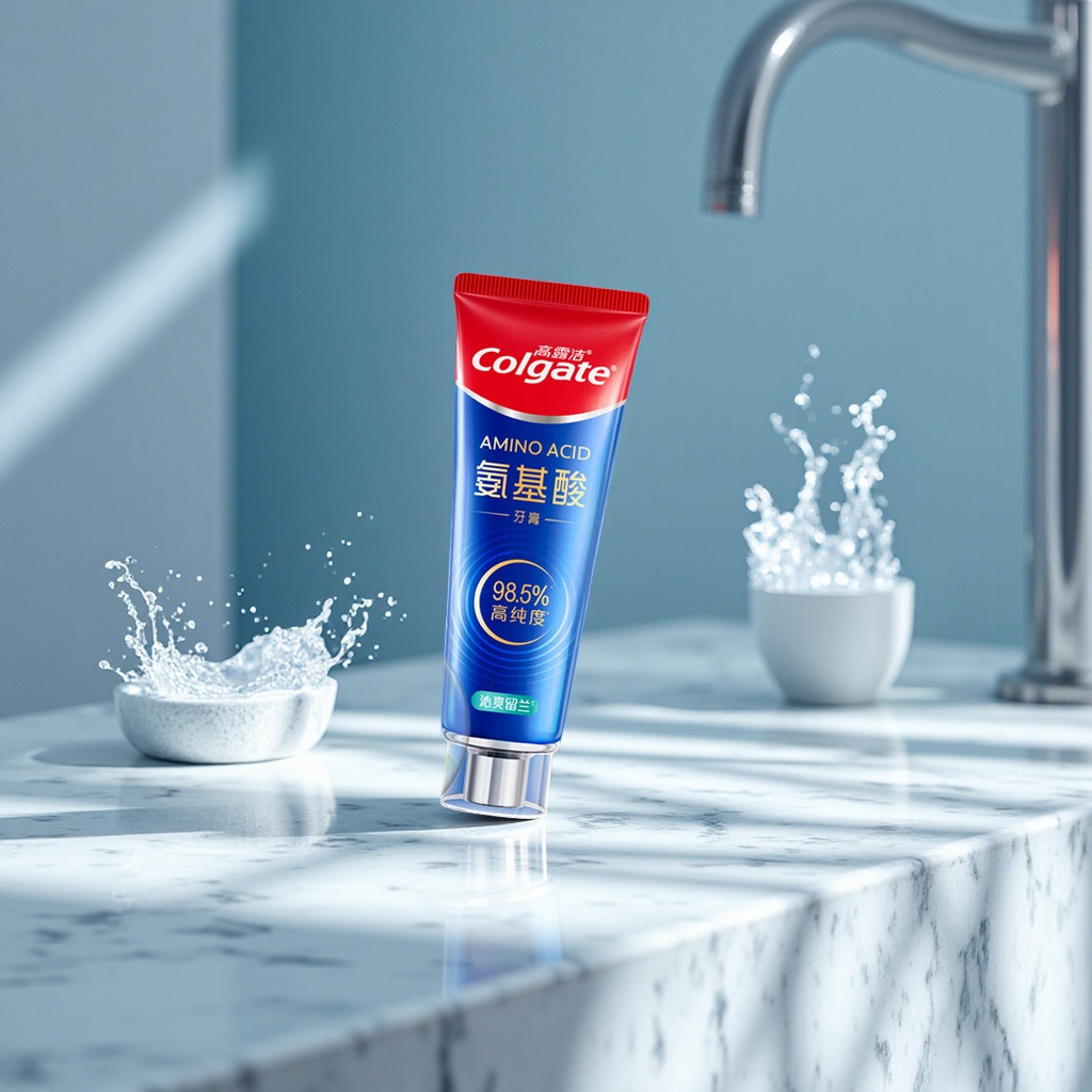 Colgate amino Acid Toothpaste 100g freshens breath, protects gums, removes odors, gently cleans, and provides home oral care Specification image