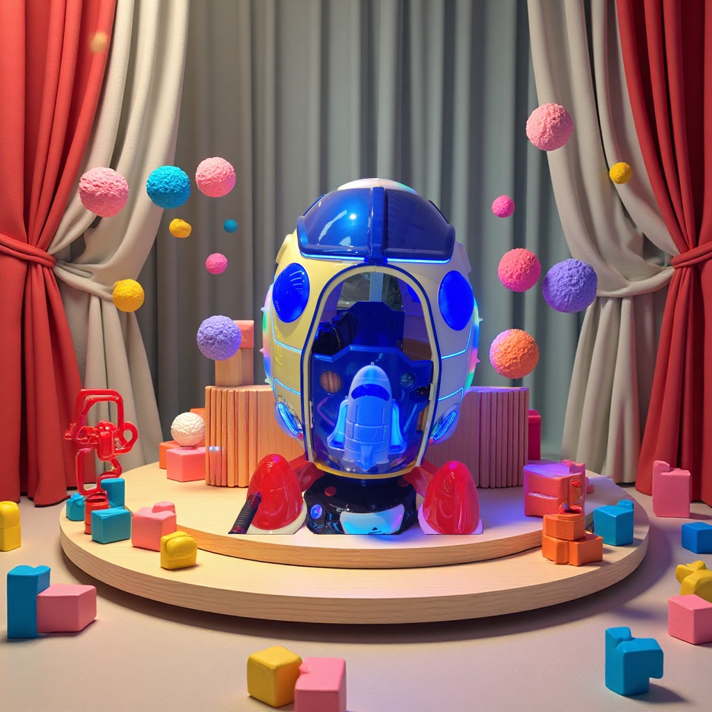 Factory direct sales of swing machines, rocking horses, square car game machines, gacha toys, children's excavators, Chilean toys, fun and educational toys, suitable for children's entertainment and collection Specification image