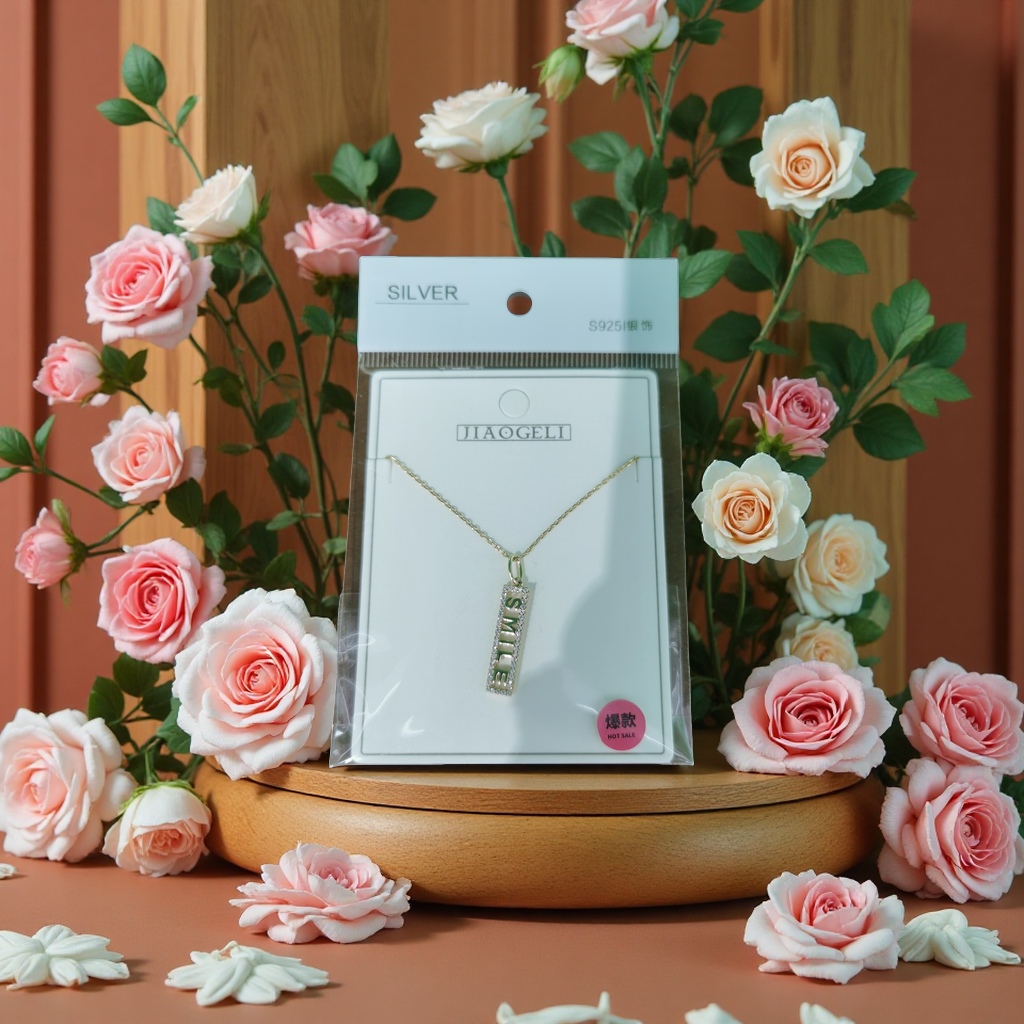 925银项链 时尚简约百搭女款长款吊坠饰品送礼潮流款