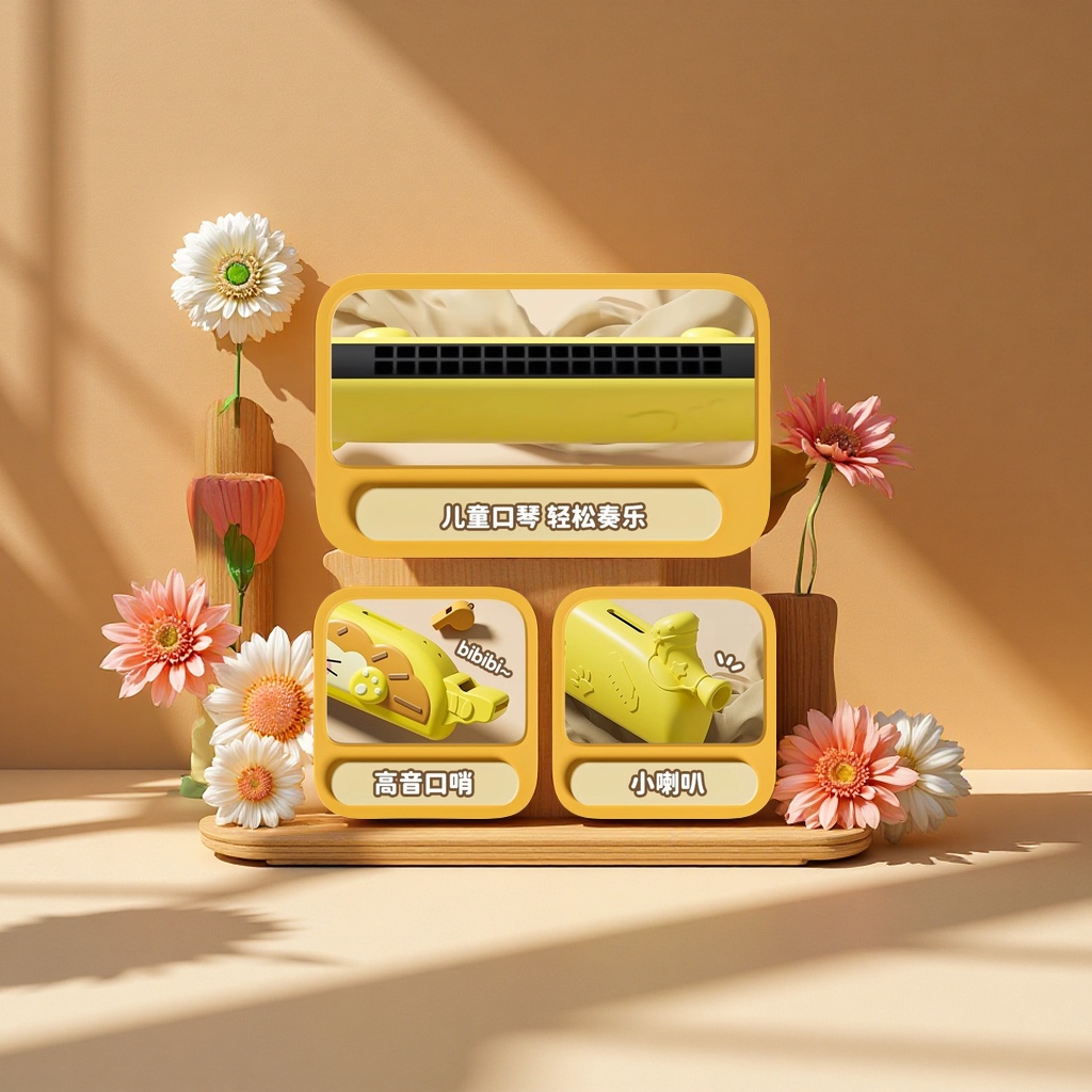 Baby harmonica early education toy and educational instrument, suitable for infants over one year old to play the harmonica. New style for children's educational enlightenment, suitable for 6 months details Picture