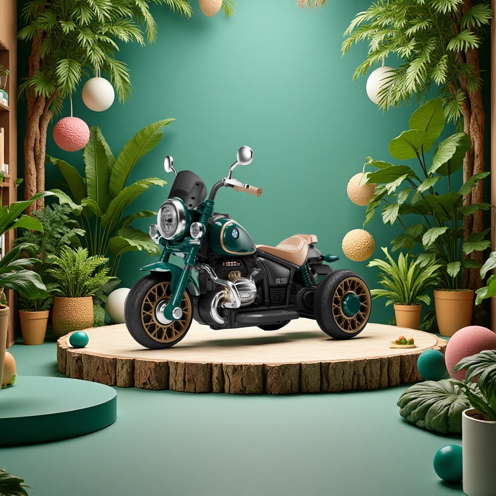 摩托车玩具细节图