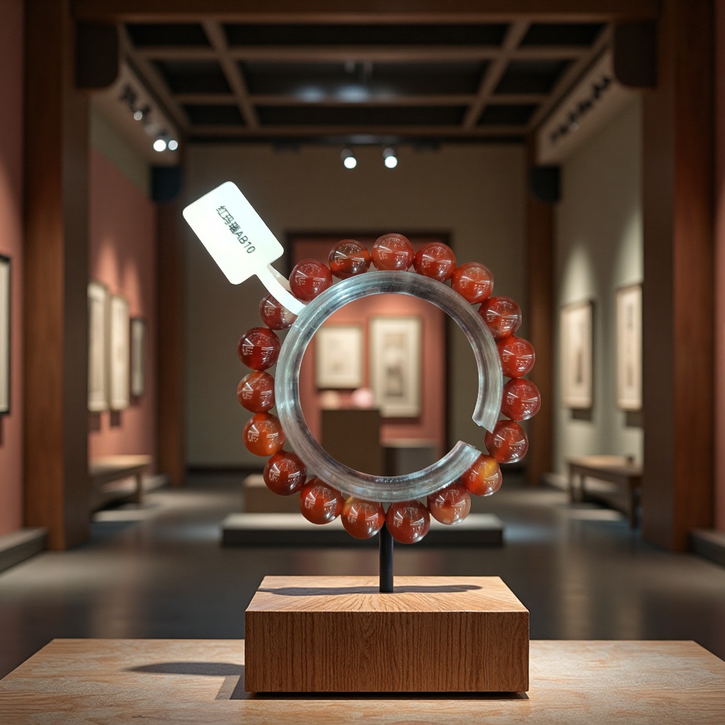 合香珠中药手串文玩手串多彩手串手工编织天然香珠饰品红玛瑙AB10