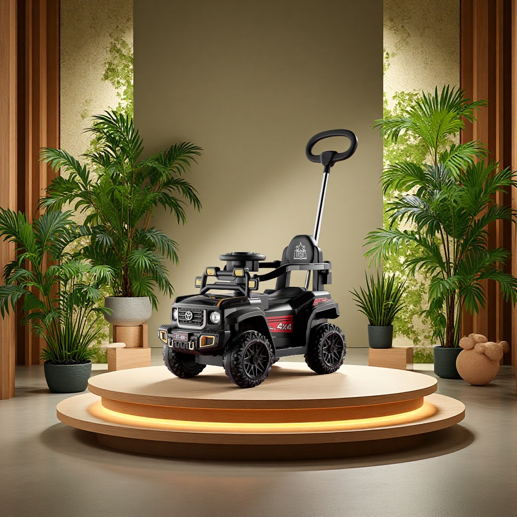 LT-ST666电动带推把童车，多种配置可选择！产品图