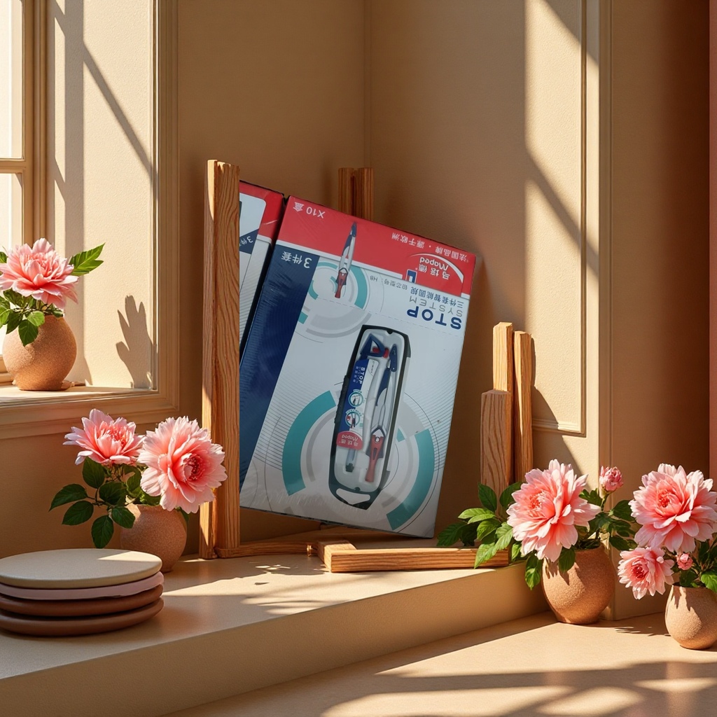 Ma Peide Smart Ruler Compass Crayon Set, student drawing stationery, creative drawing tools, Children's Learning supplies details Picture