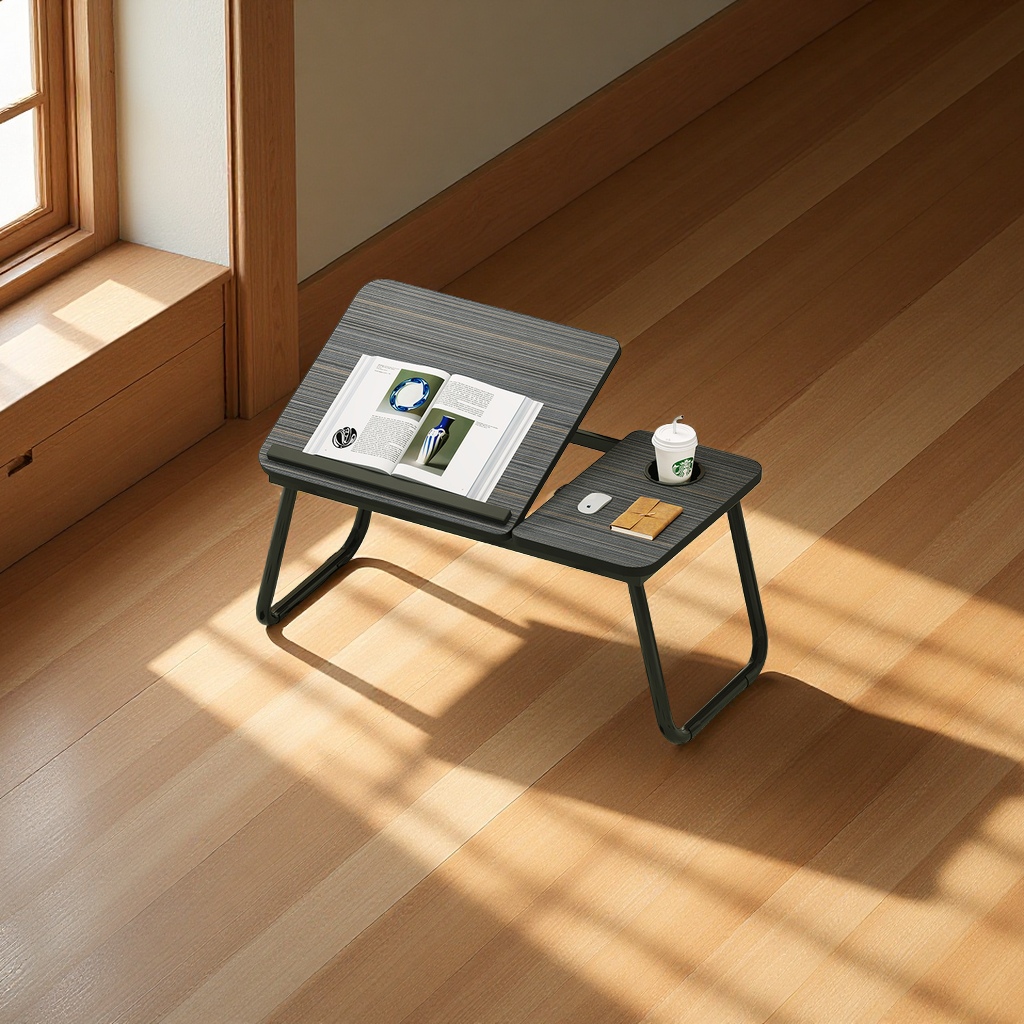 多功能折叠床上桌简约板式学习办公桌适用书房家用便携小桌子