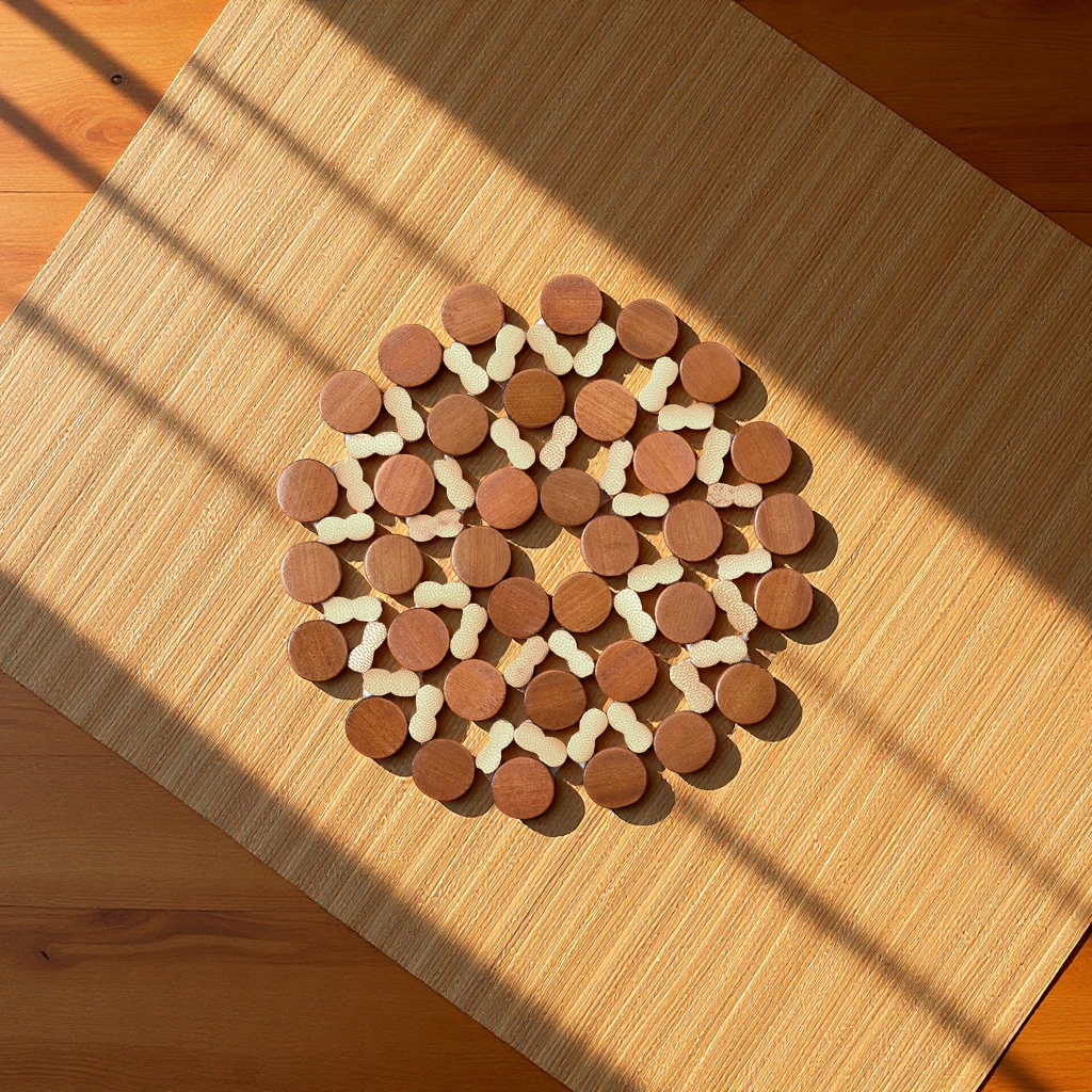 Household bamboo heat-insulating placemats, natural heat-resistant pads, high-temperature resistant bowl pads, pot pads, popular daily necessities, cups, heat-insulating cups