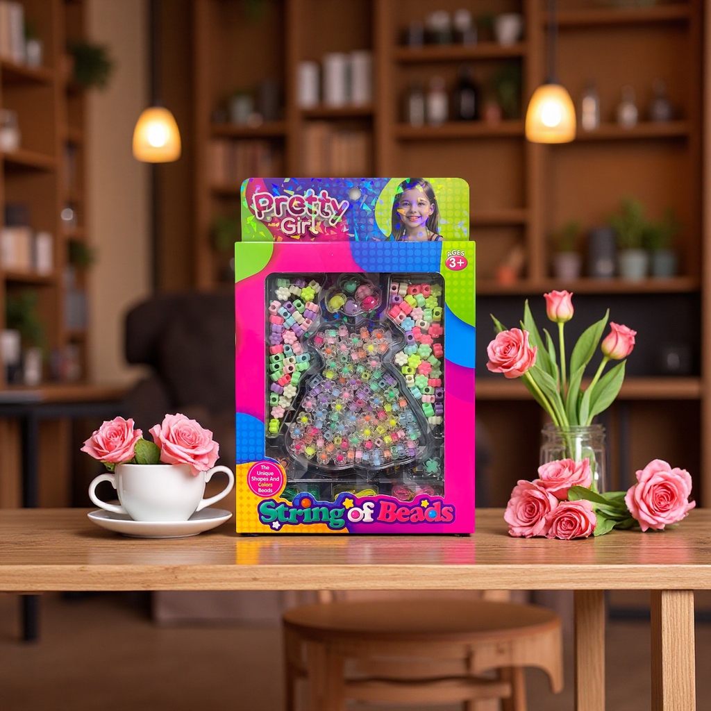 马卡龙珠套装透明彩珠裙子女童装春夏甜美可爱时尚饰品配件多色任选