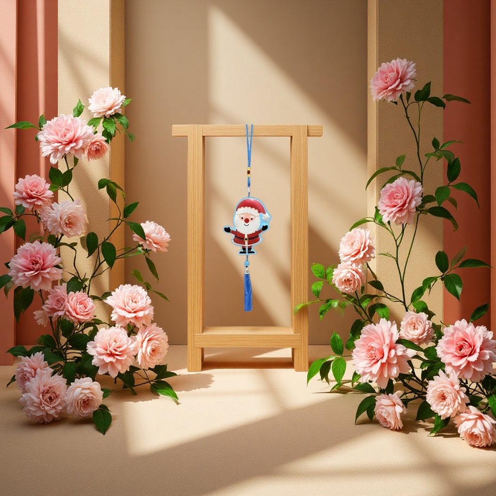 圣诞老人可爱爆香珠香囊挂件香氛挂饰香薰吊坠香包香料饰品家居车用香囊香囊