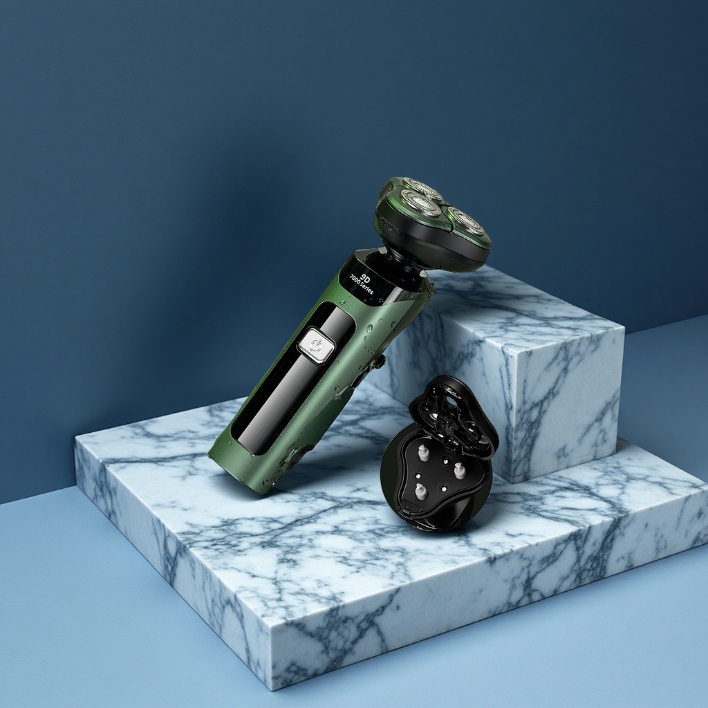 Men's Cross-Border Multi-Functional Rechargeable Three-Blade Electric Shaver, Full-Body Washable Portable Wholesale Household Personal Care Appliance Specification drawing