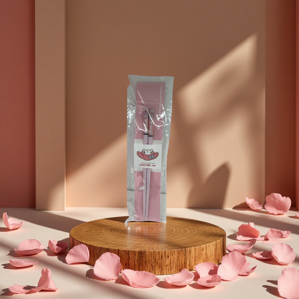 爱家不锈钢环保筷子餐具套装耐热便携家庭餐厅用餐用品长20cm