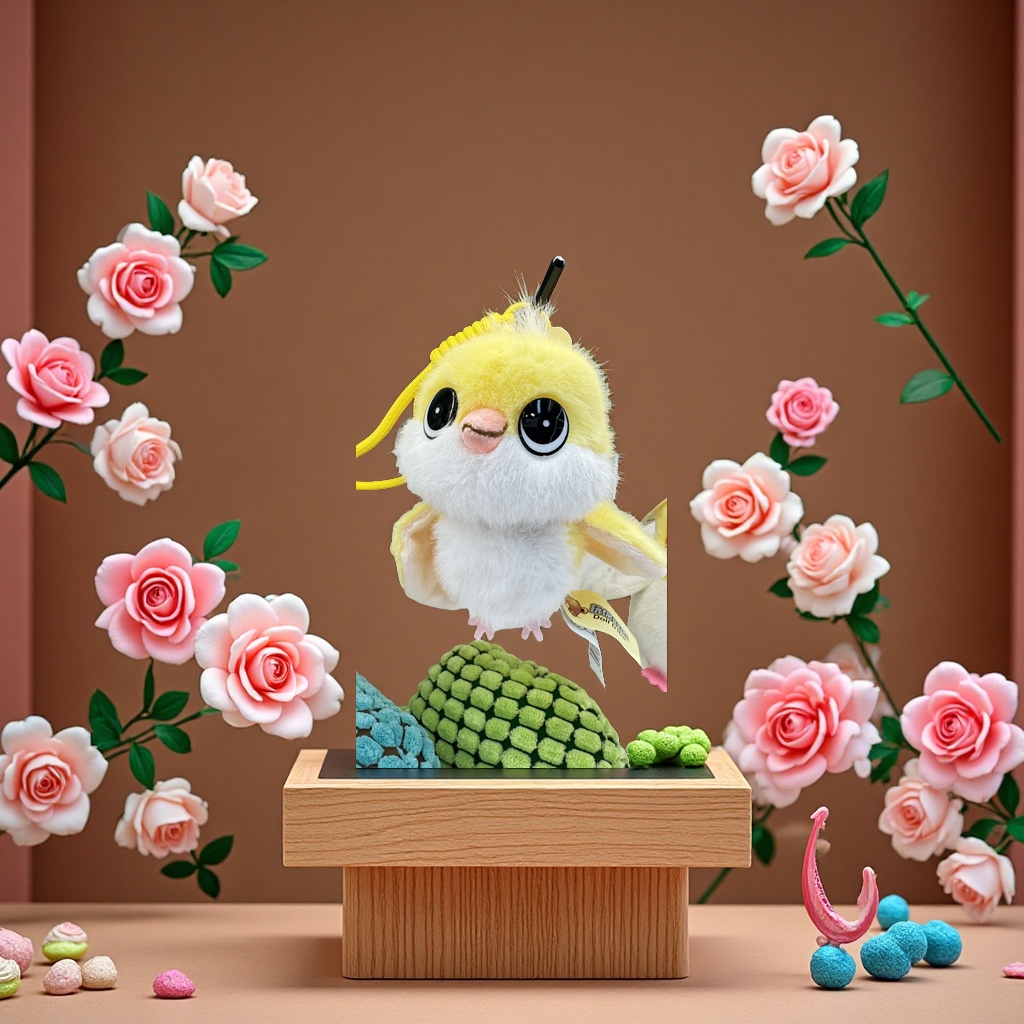 毛绒玩具细节图