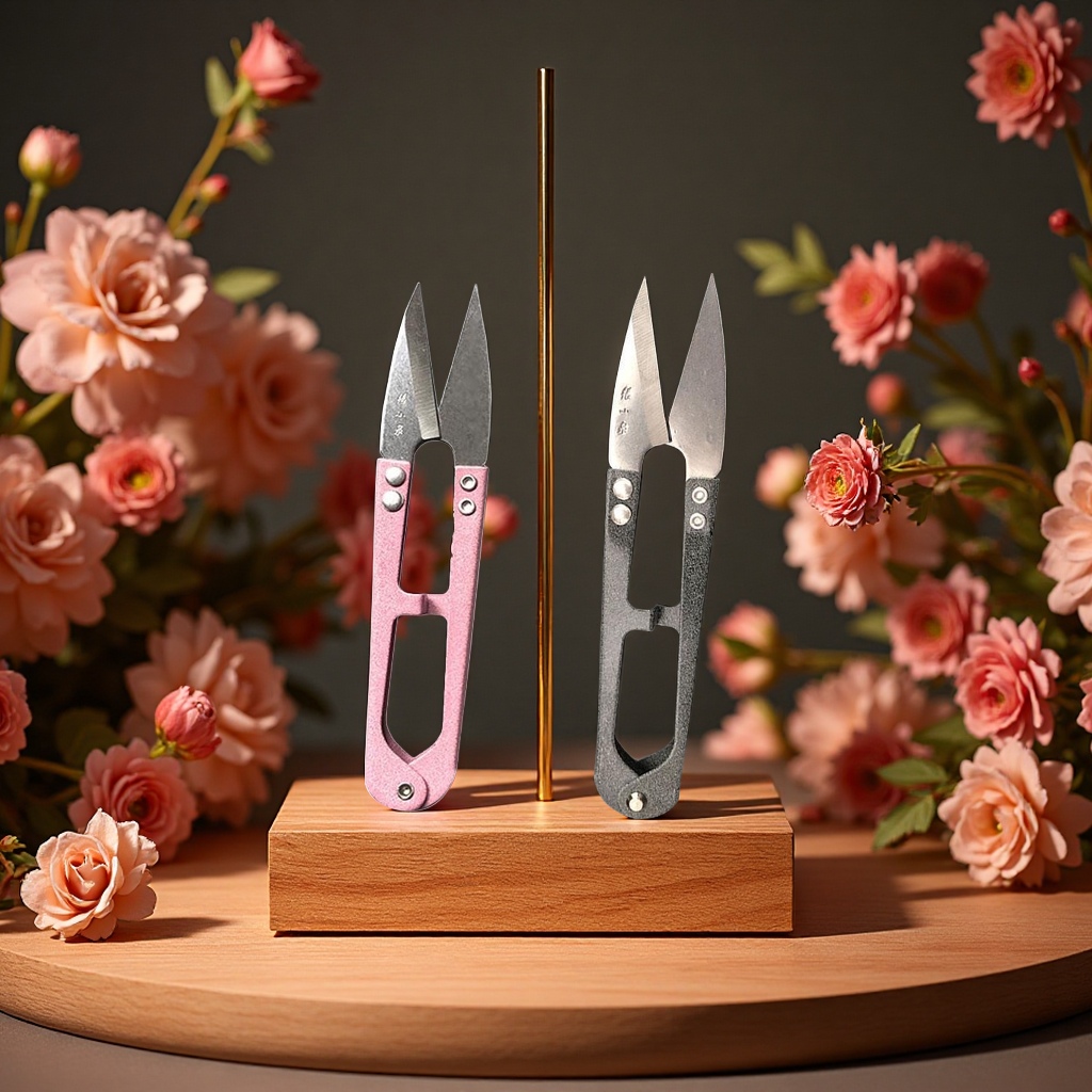 张小泉碳钢裁缝剪线头弹簧U型纱线十字绣剪刀实用裁剪工具