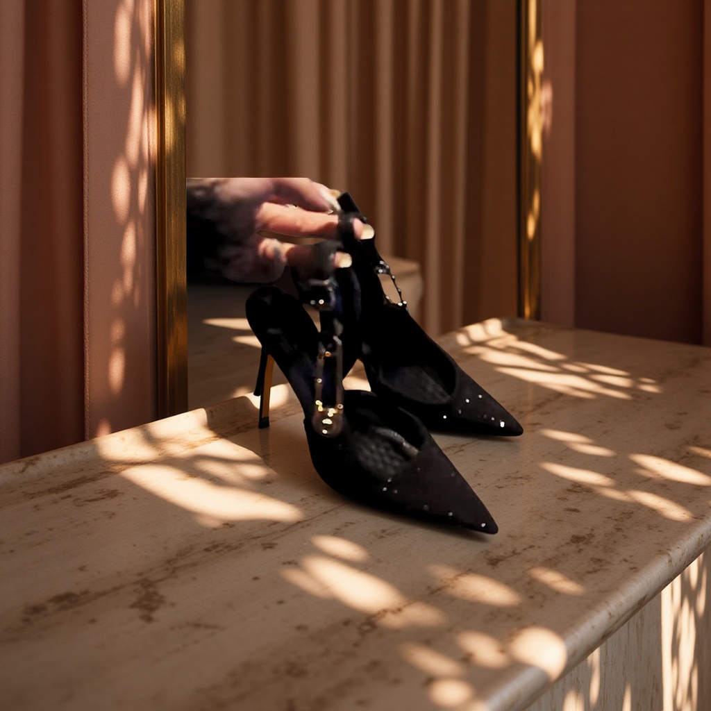 尖头细跟女鞋2024春秋爆款法式设计感高跟鞋防滑久站不累女式时尚单鞋