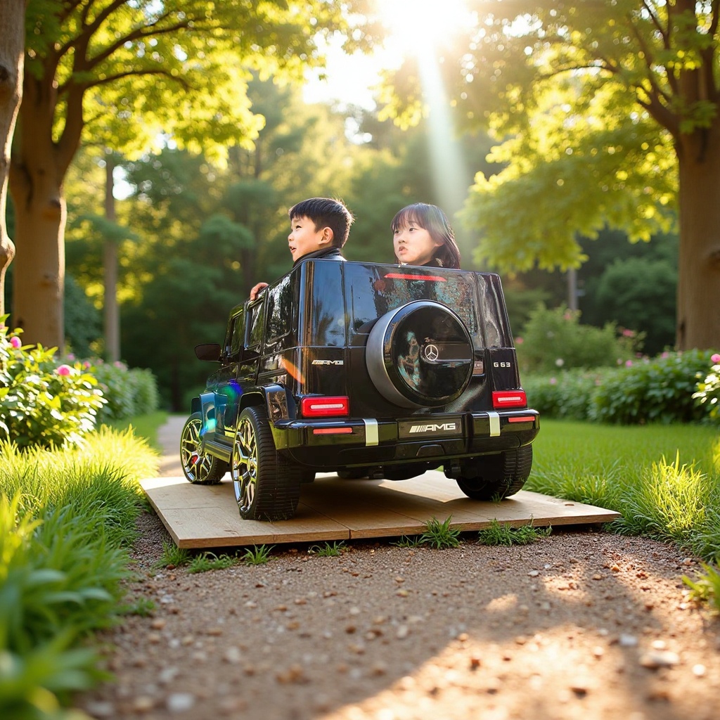 奔驰大G儿童电动越野车双人四轮遥控宝宝玩具车可坐人适合小孩娱乐