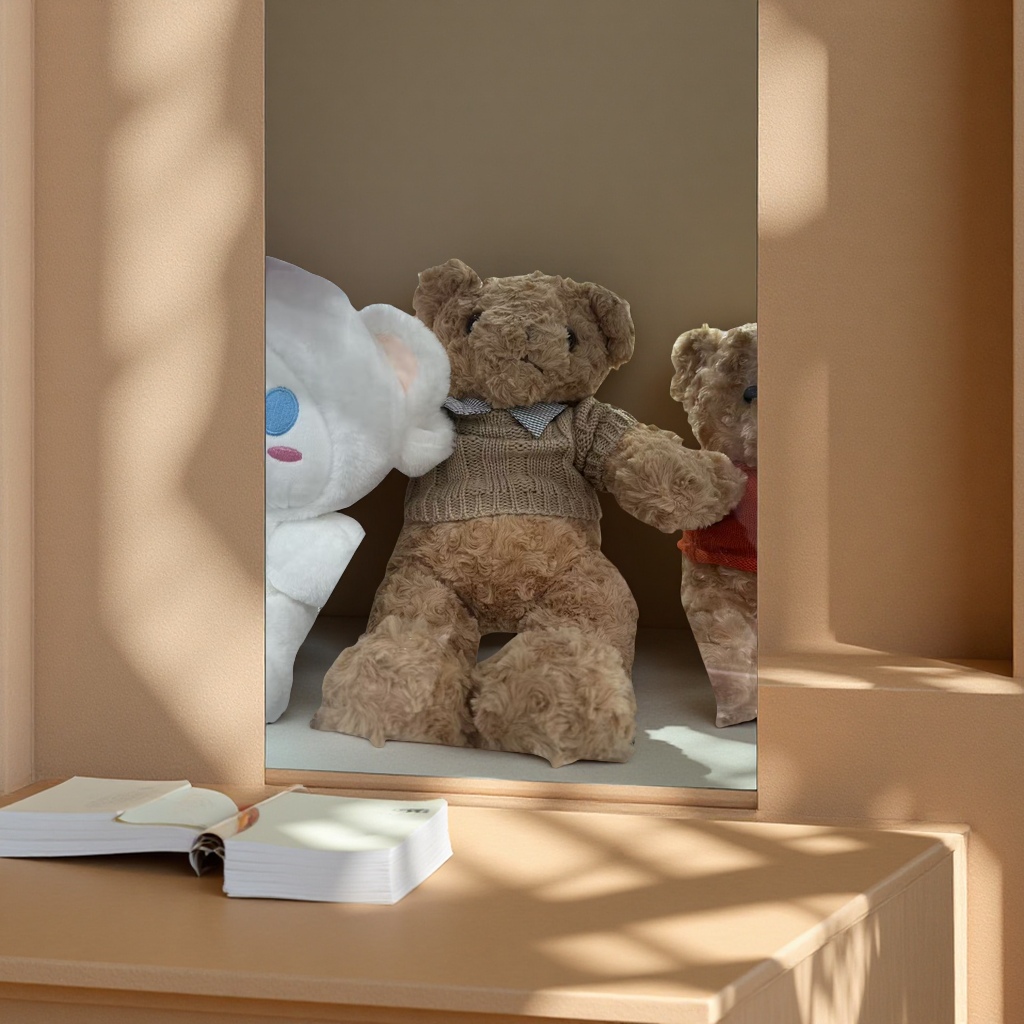 毛绒玩具卡通动物抱枕软萌可爱儿童玩偶生日礼物适合宝宝陪伴