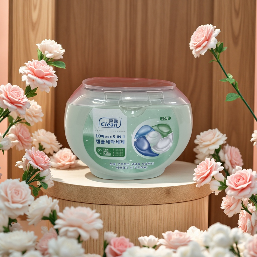 五合一洗衣凝珠15g10倍浓缩去渍除菌柔顺家庭实用装