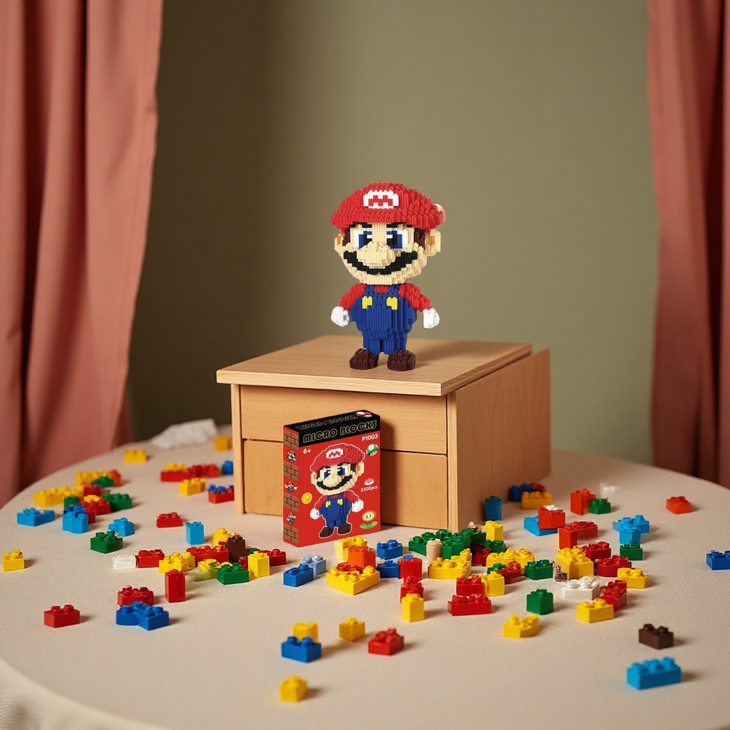 Wooden table children's playground equipment model children's gift set Christmas decorations Specification image