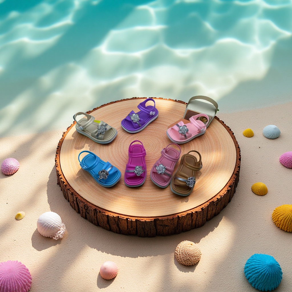 goodluck童鞋女童凉鞋夏季儿童沙滩鞋透气防滑舒适女童鞋子女鞋款