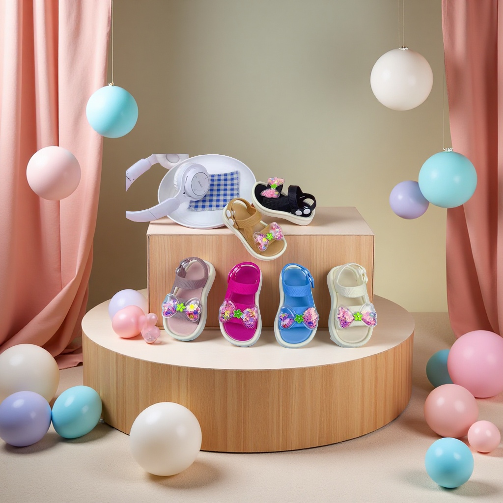 PVC婴幼儿学步鞋宝宝防滑软底轻便舒适4双装