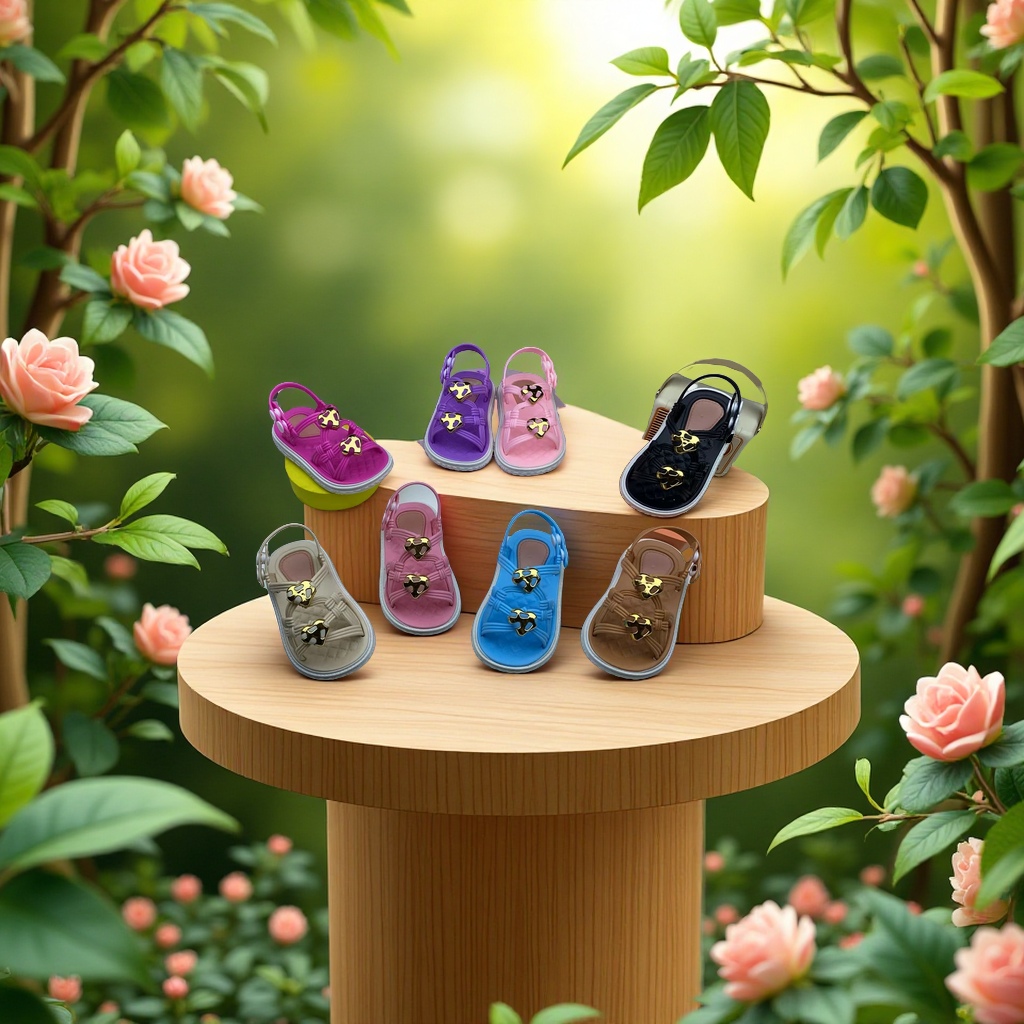 goodluck女童凉鞋夏季儿童透气软底防滑童鞋女童鞋子舒适凉爽款式多样