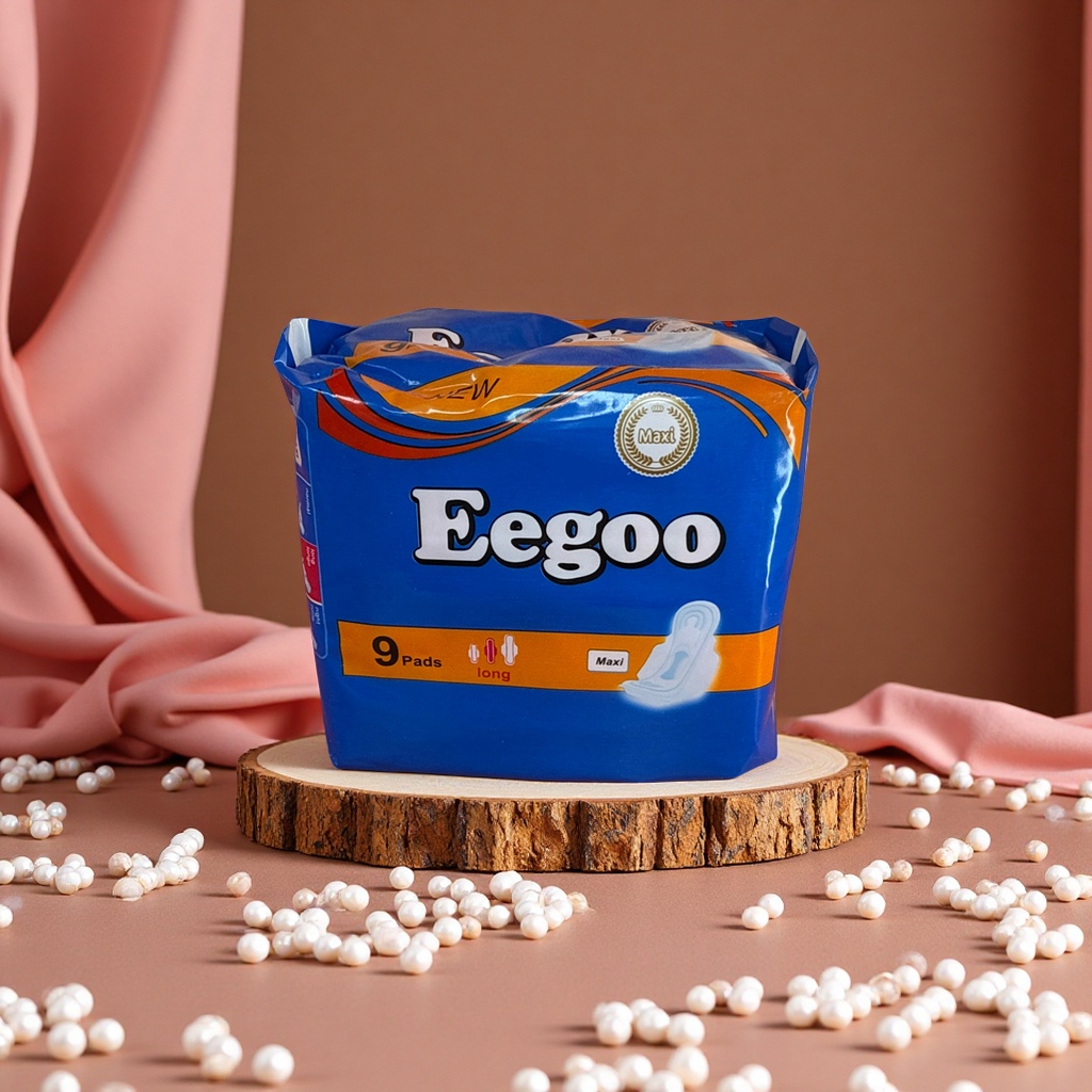 Eegoo卫生巾九片装280mm柔软舒适日用夜用通用型卫生护垫女性用品