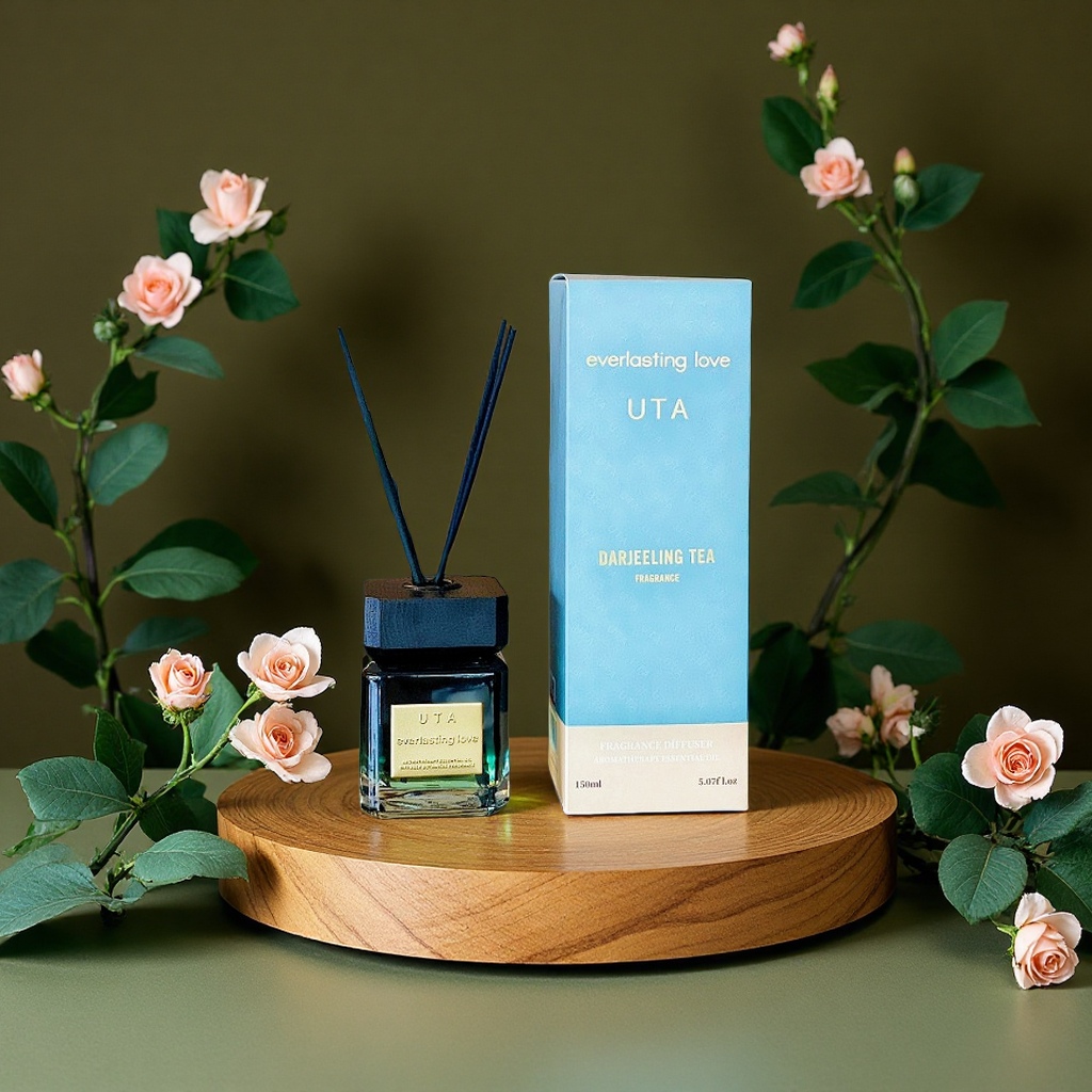 UTA genuine plant aroma diffuser, indoor home, long-lasting high-end hotel bedroom sandalwood, car perfume, toilet essential oil aroma diffuser details Picture