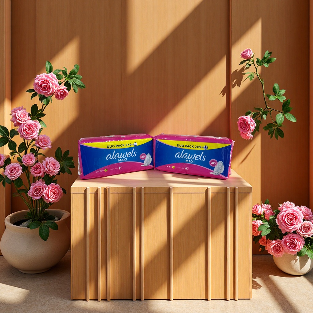 舒适透气卫生巾18片280mm日用夜用组合装柔软吸收量大女用护垫