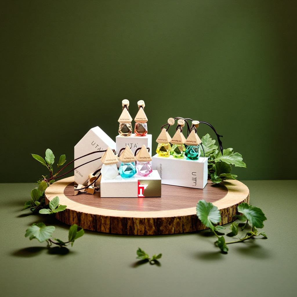 UTA车载挂件西湖龙井香薰汽车香水持久留香除异味车用香水批发汽车内饰用品香水座