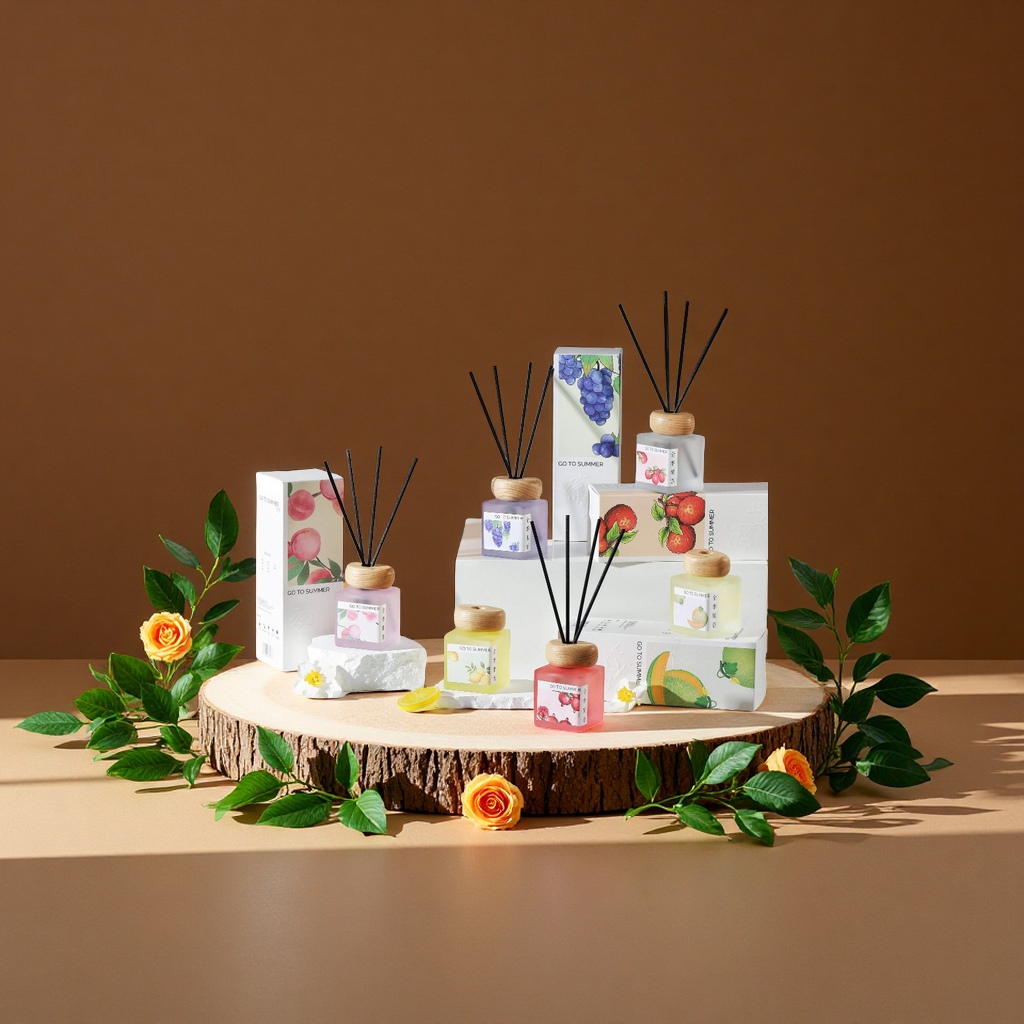 果语香薰家用室内持久留香无火酒店同款香氛车载香薰机高级留香生活电器